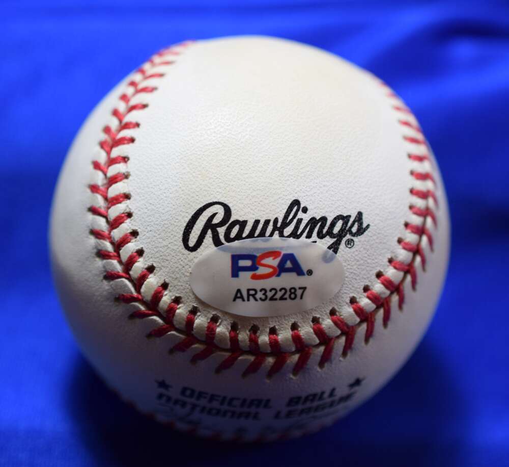 Cal Abrams PSA DNA Autograph National League Signed Baseball ONL Brooklyn Dodgers