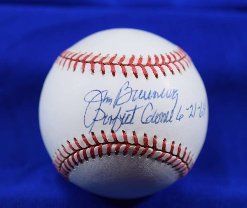 Jim Bunning PSA DNA Autograph National League Signed Baseball ONL Perfect Game