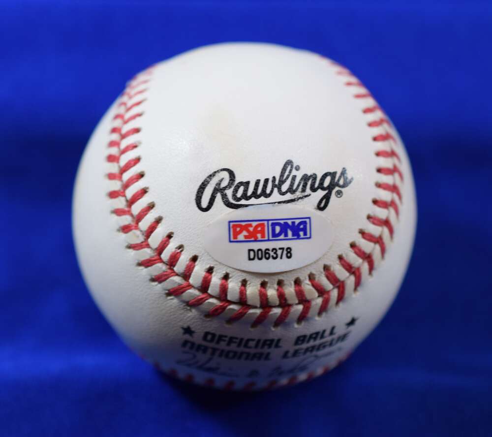 Pee Wee Reese PSA DNA Autographed National League Signed Baseball ONL