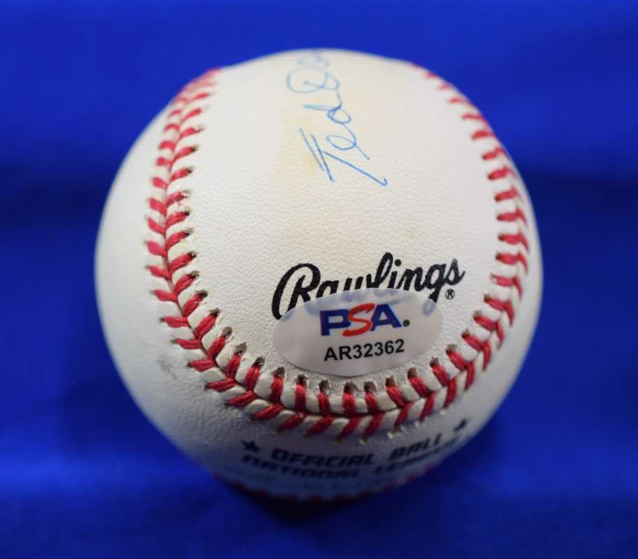 Ted Double Duty Radcliffe PSA DNA Autograph National League Signed Baseball ONL