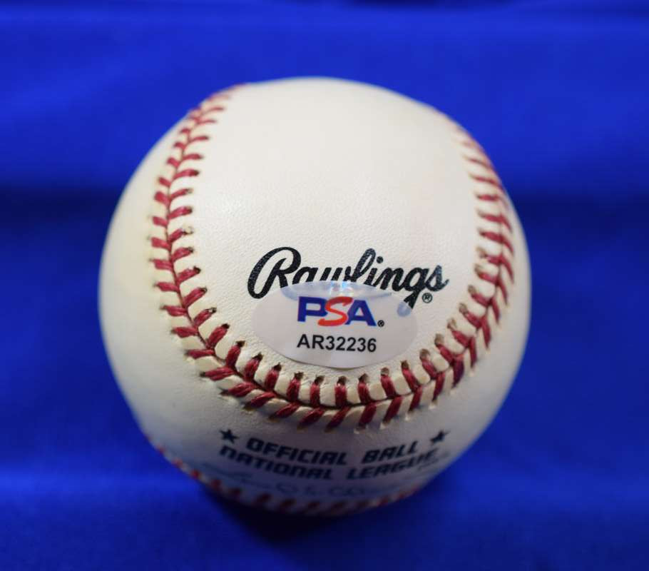 Wild Bill Wright PSA DNA Autograph National League Signed Baseball ONL