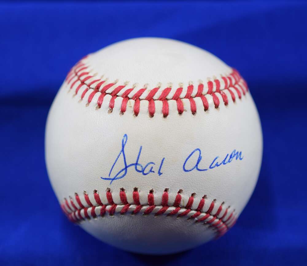 Hank Aaron PSA DNA Autographed National League Signed Baseball ONL