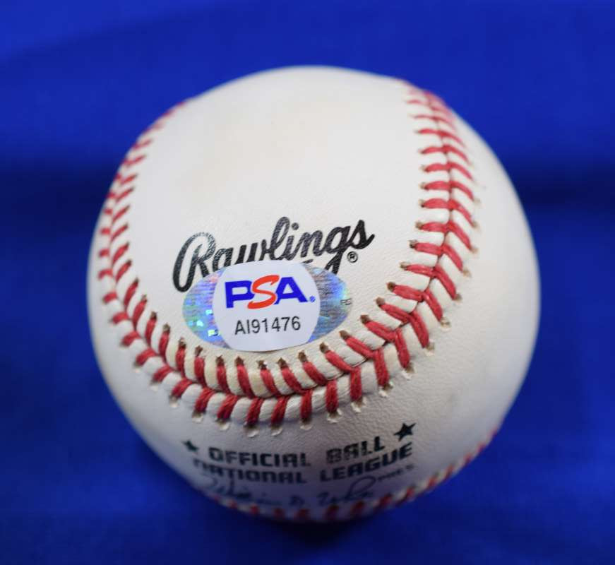 Dusty Baker PSA DNA Autograph National League Signed Baseball ONL
