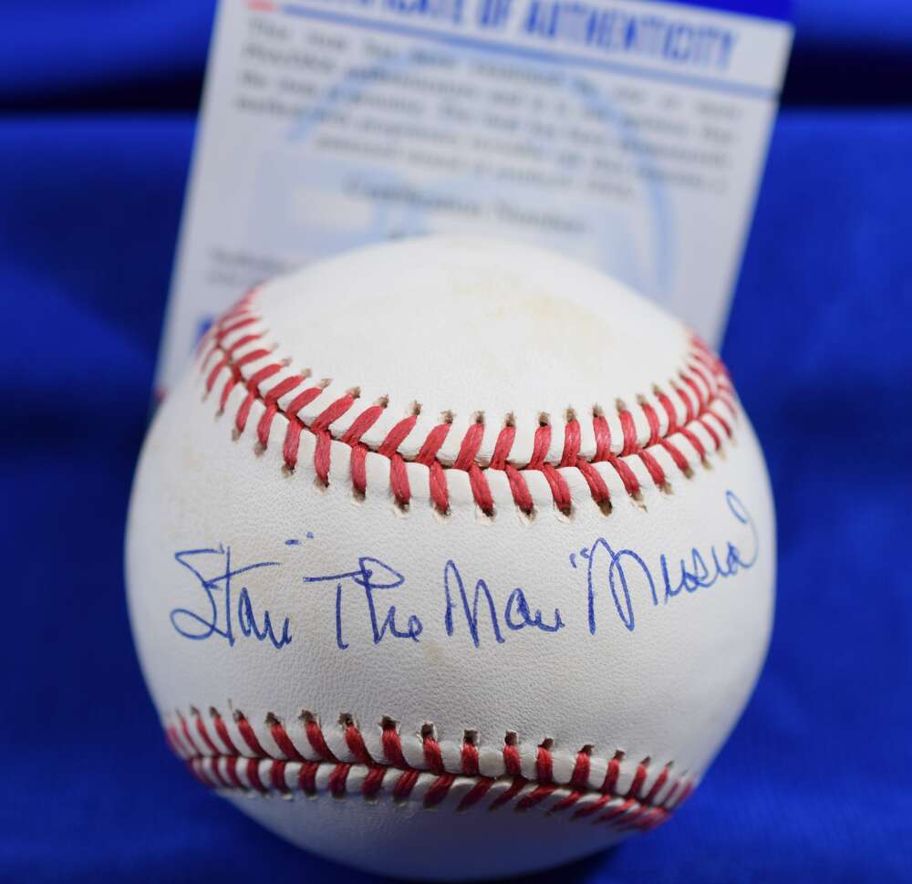 Stan The Man Musial PSA DNA Autographed National League Signed Baseball ONL