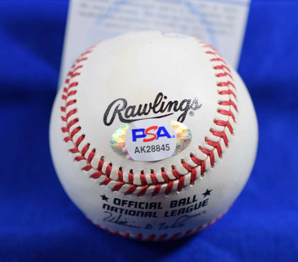 Stan The Man Musial PSA DNA Autographed National League Signed Baseball ONL