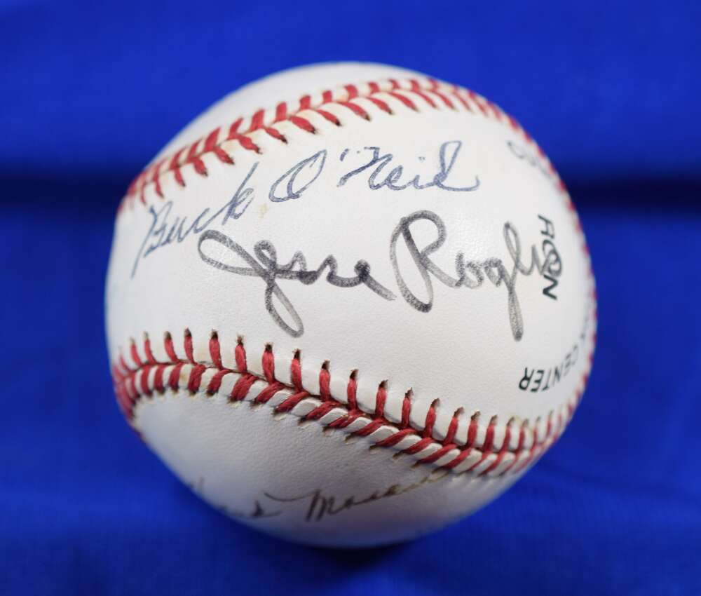 Negro League Greats PSA DNA Loa Autograph National League Signed by 7 Baseball ONL