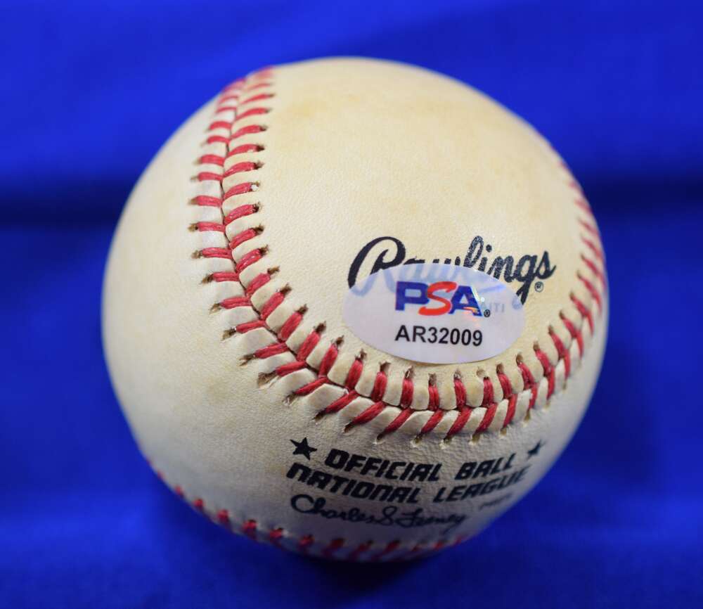 Pete Rose PSA DNA Autograph National League Feeney Signed Baseball ONL 3