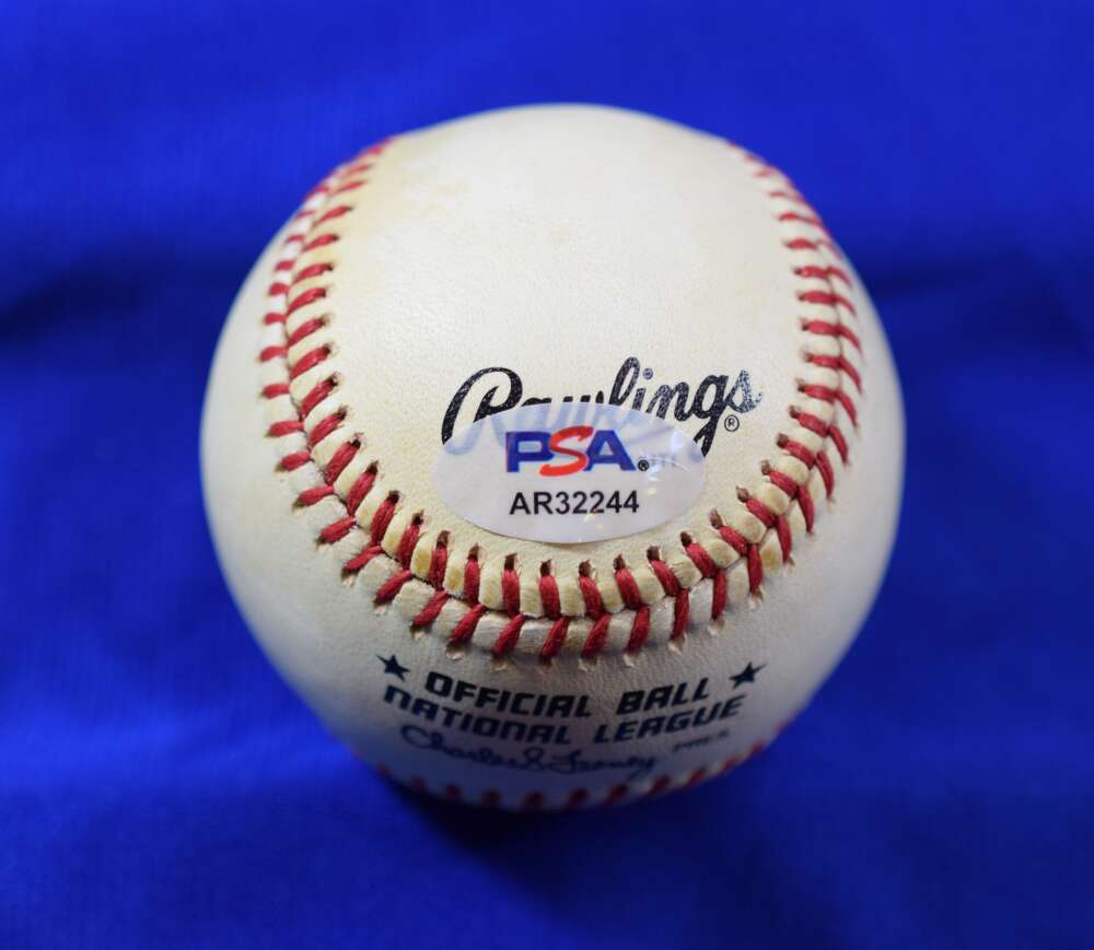 Dwight Gooden PSA DNA Autographed National League Feeney Signed Baseball ONL
