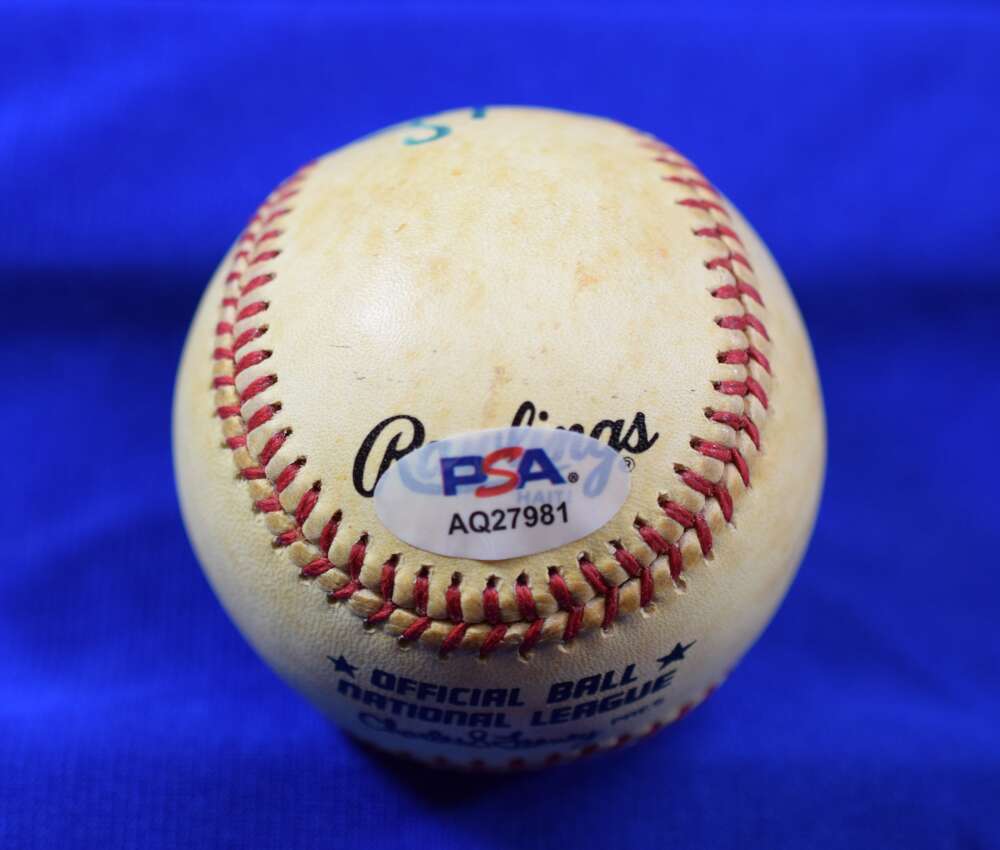 Willie Mays PSA DNA Autograph National League Feeney Signed Baseball ONL