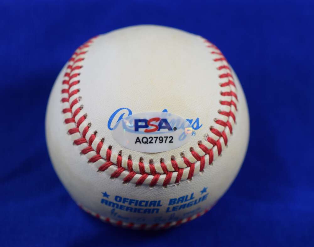 Derek Jeter PSA DNA Autograph American League Signed Baseball OAL