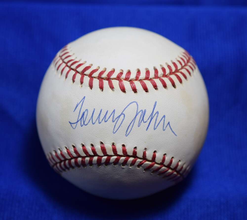 Tommy John PSA DNA Autograph American League Signed Baseball OAL