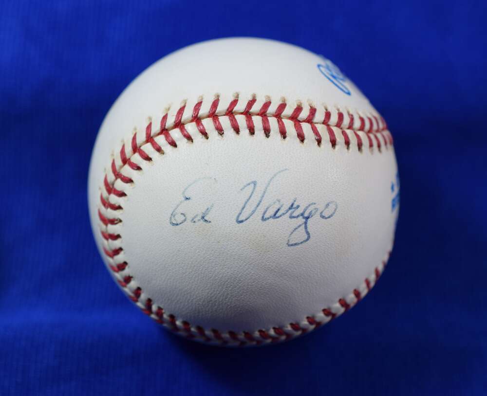 Ed Vargo PSA DNA Autograph American League Signed Baseball OAL Umpire