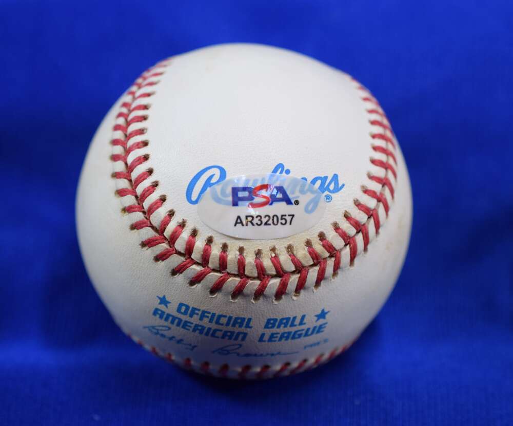 Mickey Rivers PSA DNA Autograph American League Signed Baseball OAL