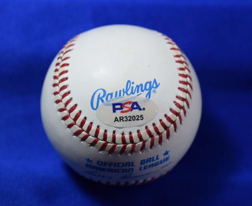 Mike Mussina PSA DNA Autograph American League Signed Baseball OAL