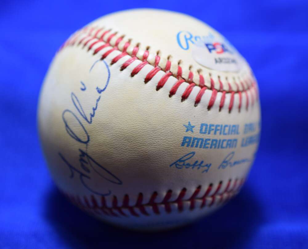 Zoilo Versalles Tony Oliva PSA DNA Autograph American League Signed Baseball OAL
