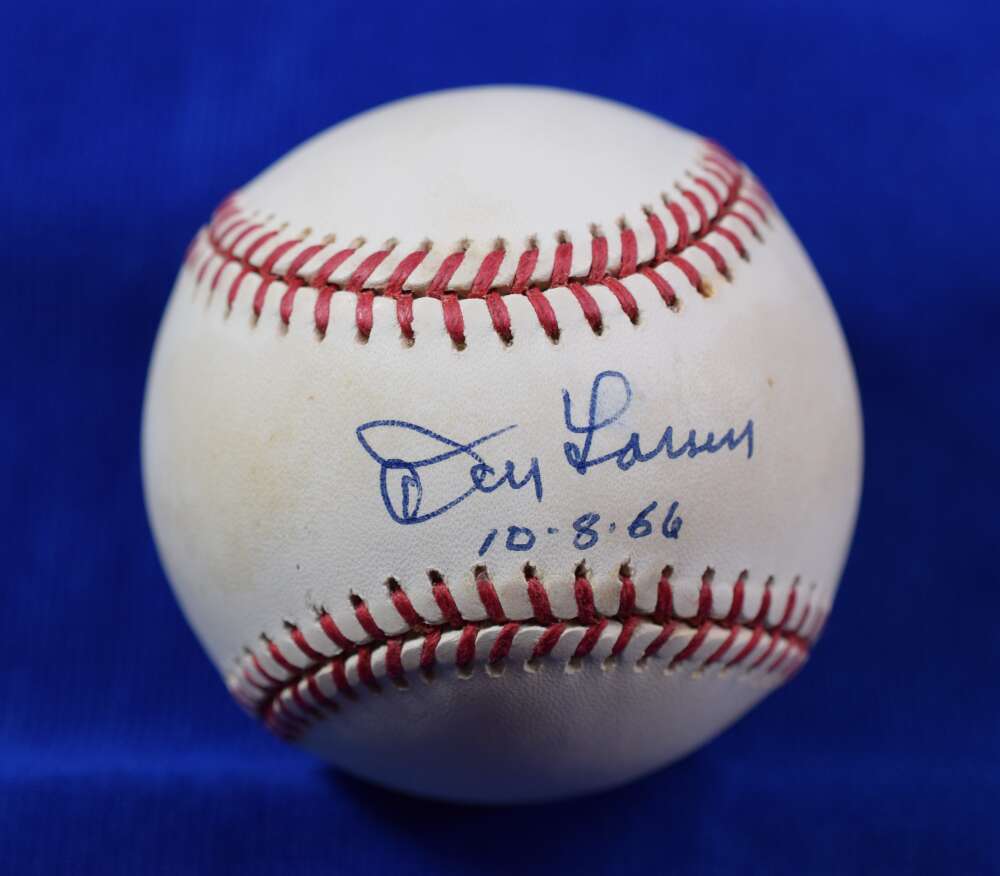Don Larsen PSA DNA Auto American League Signed Baseball OAL 1956-10-08