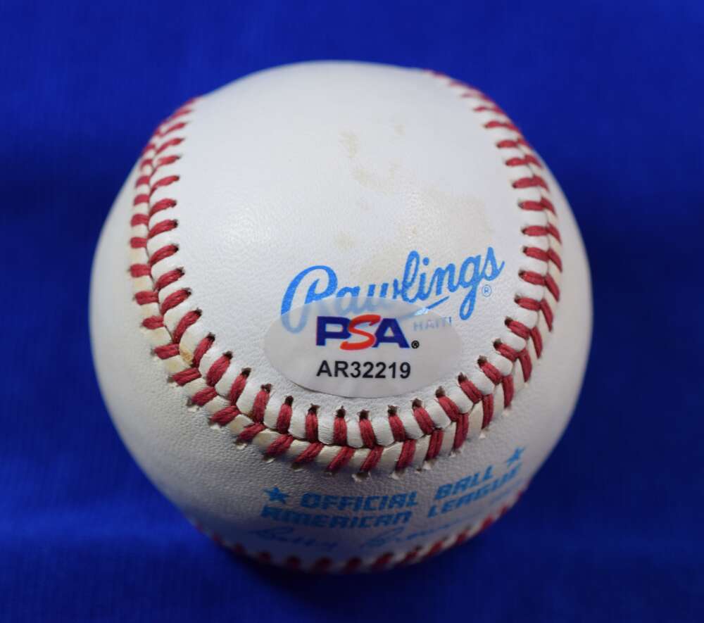 Ed Figueroa PSA DNA Autograph American League Signed Baseball OAL