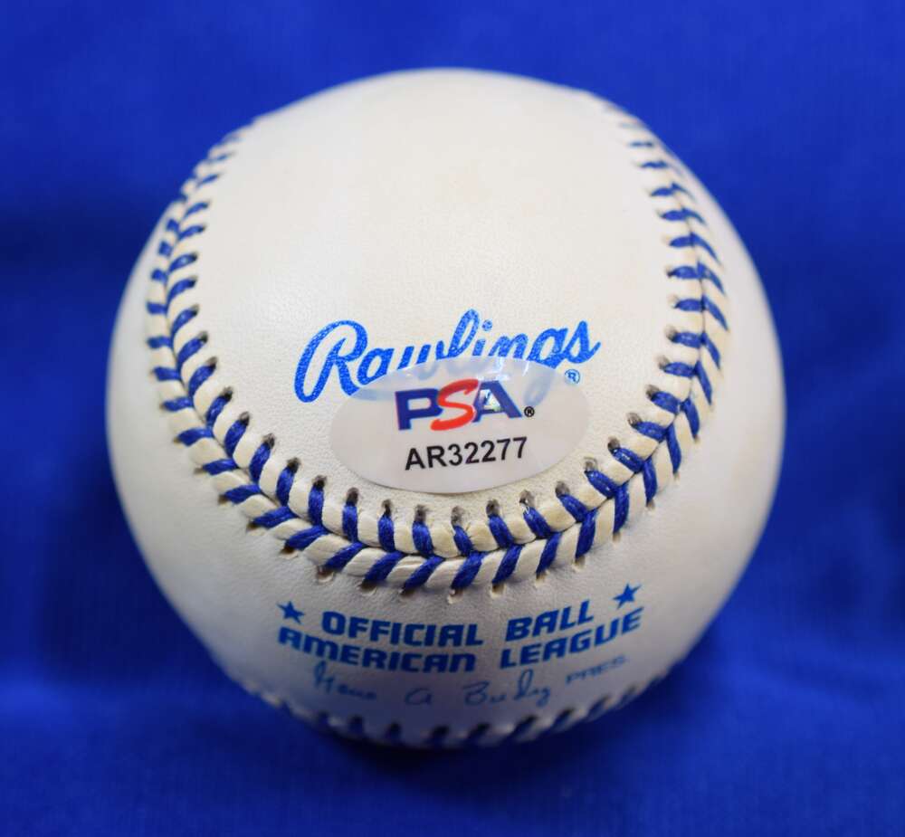 John Boog Powell PSA DNA Autograph American League Signed Baseball OAL 1970 AL MVP