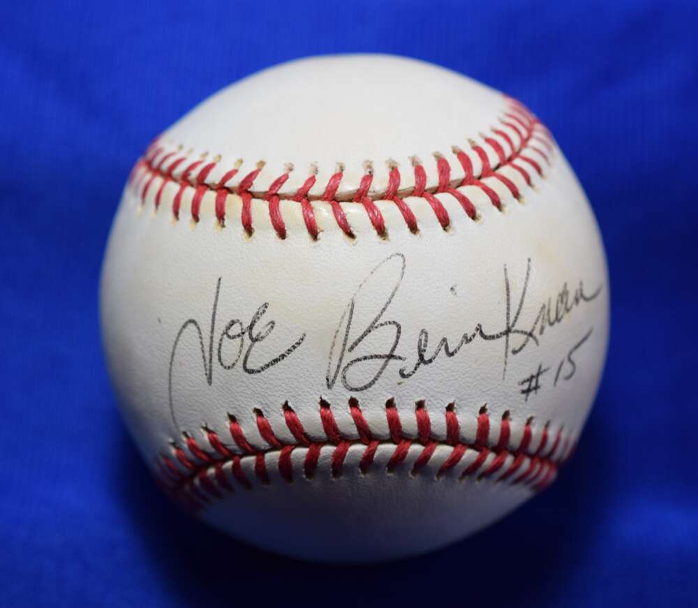 Joe Brinkman PSA DNA Autograph American League Signed Baseball OAL Umpire
