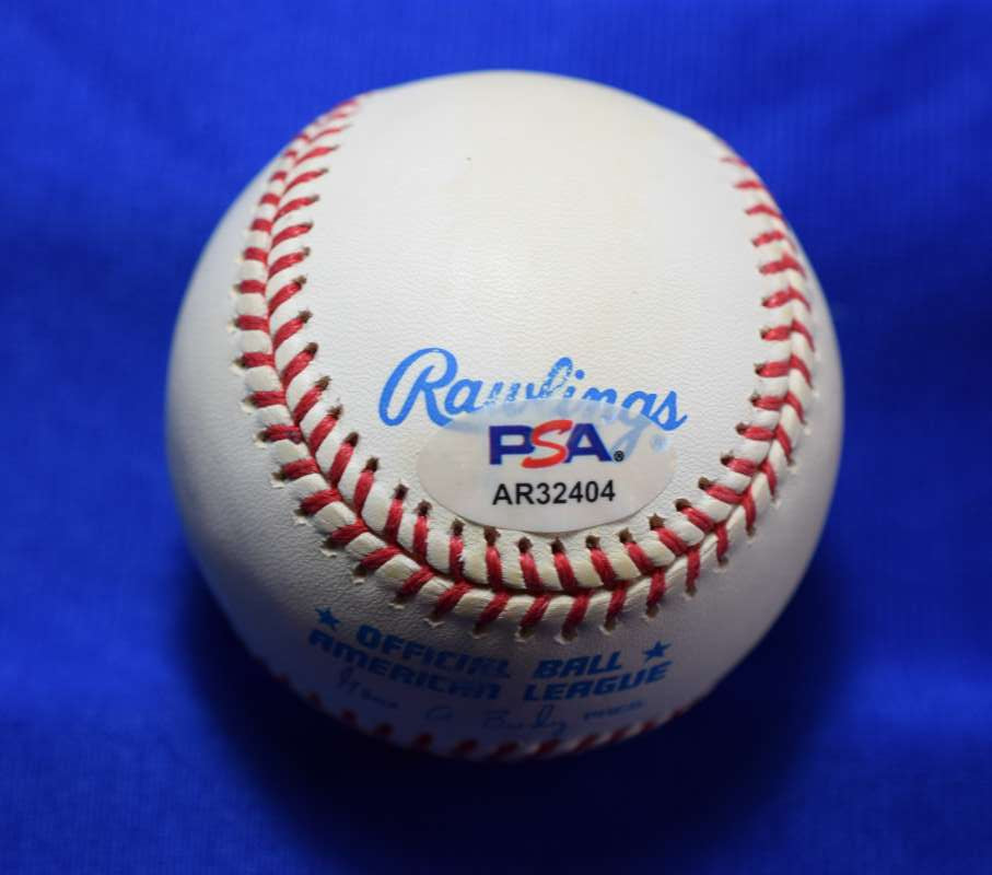 Rocky Colavito PSA DNA Autographed American League Signed Baseball OAL