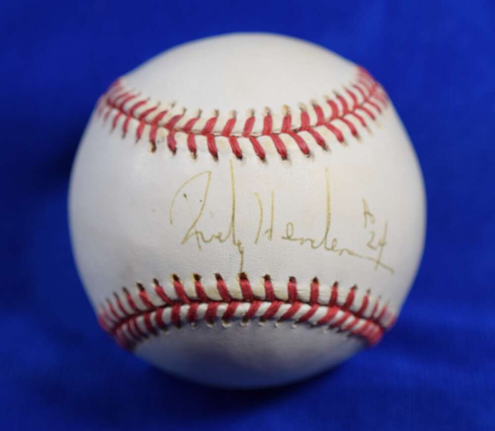 Rickey Henderson PSA DNA Autograph American League Signed Baseball OAL