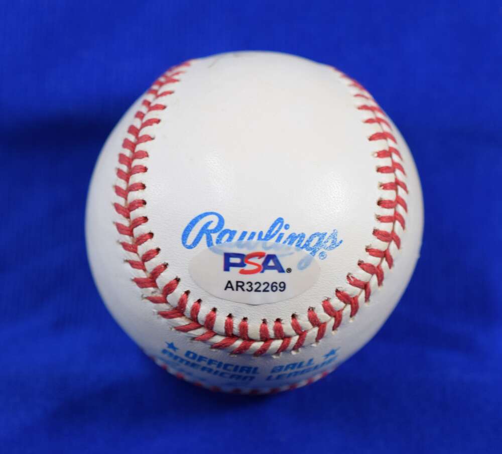 Rickey Henderson PSA DNA Autograph American League Signed Baseball OAL