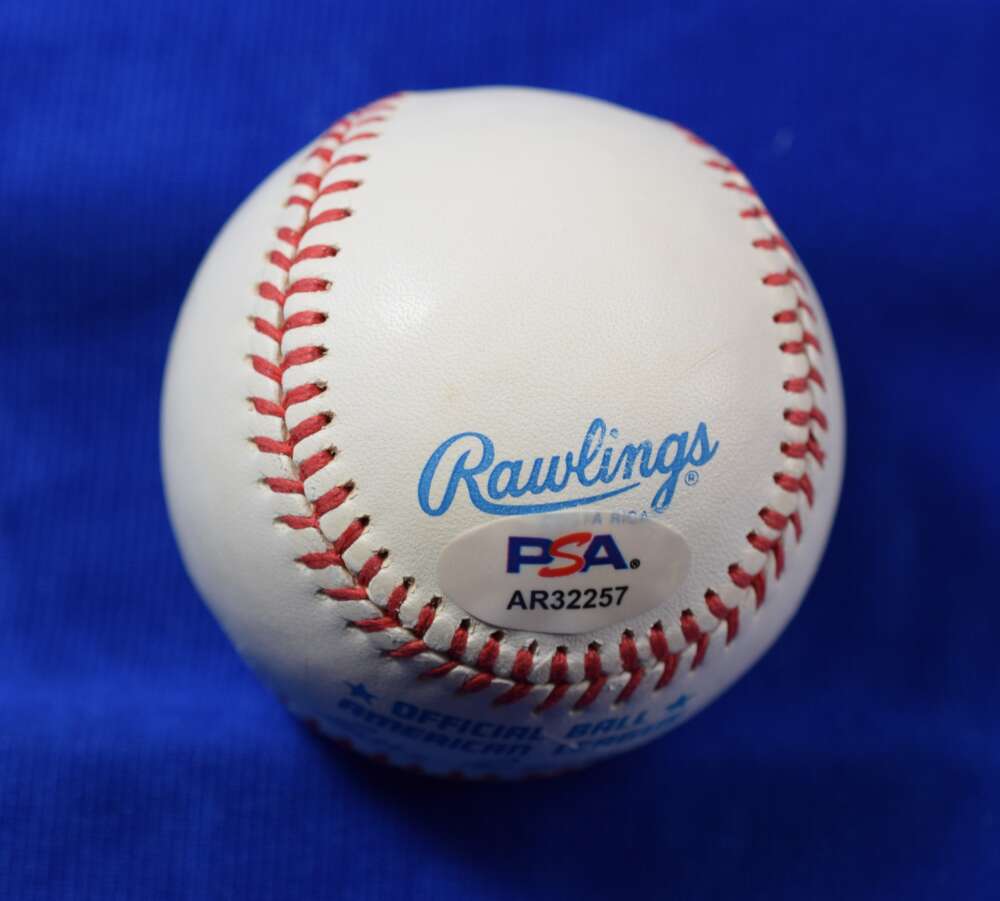 Nolan Ryan PSA DNA Autographed American League Signed Baseball OAL