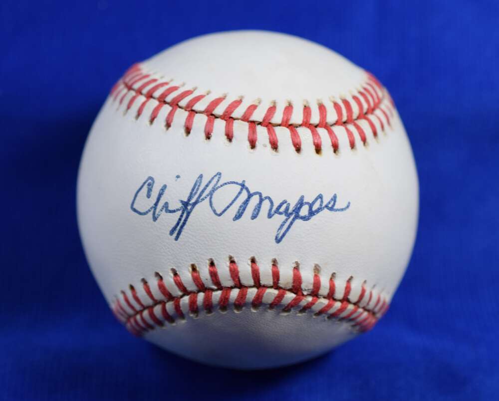 Cliff Mapes PSA DNA Autograph American League Signed Baseball OAL