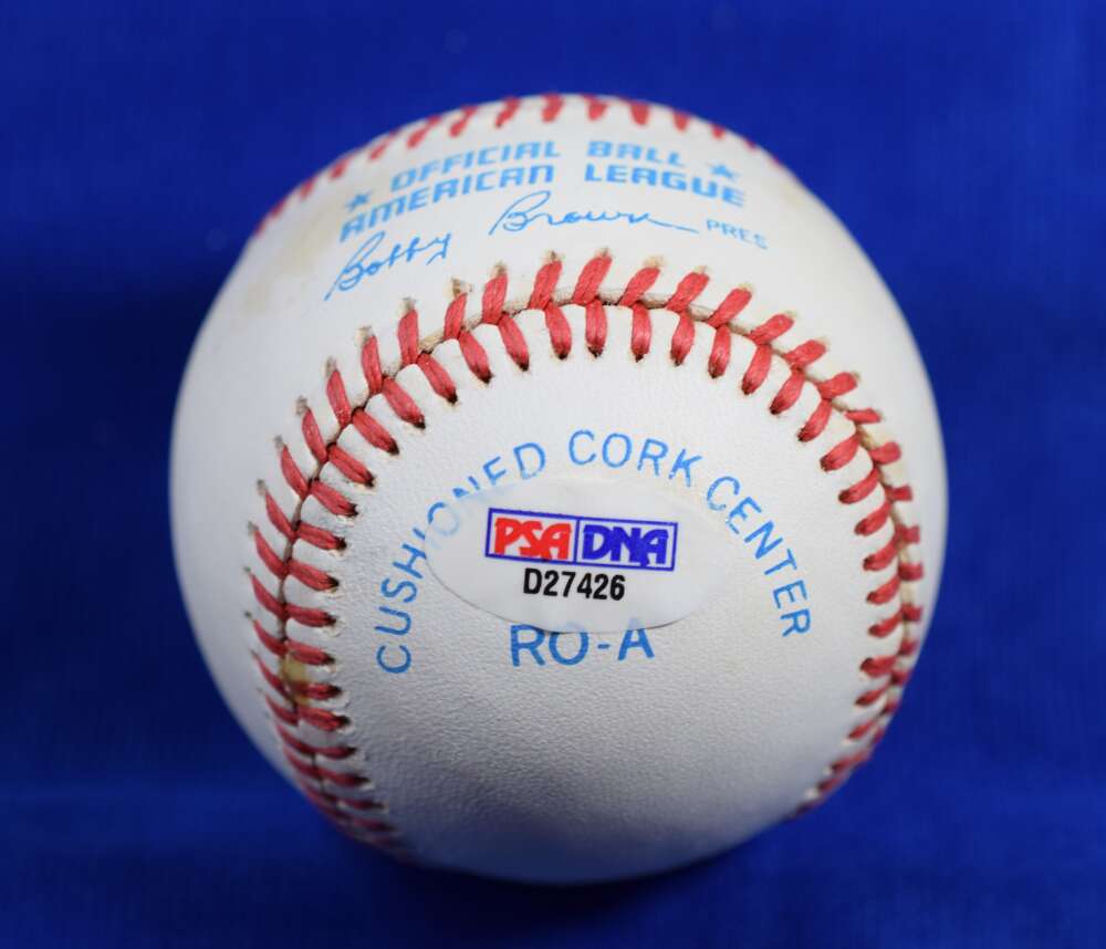 Cliff Mapes PSA DNA Autograph American League Signed Baseball OAL