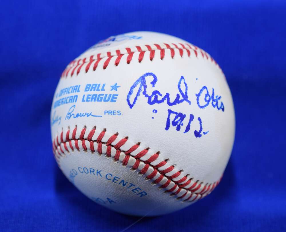 Paul Bill Otis PSA DNA Auto American League Signed Baseball OAL 1912 Yankees