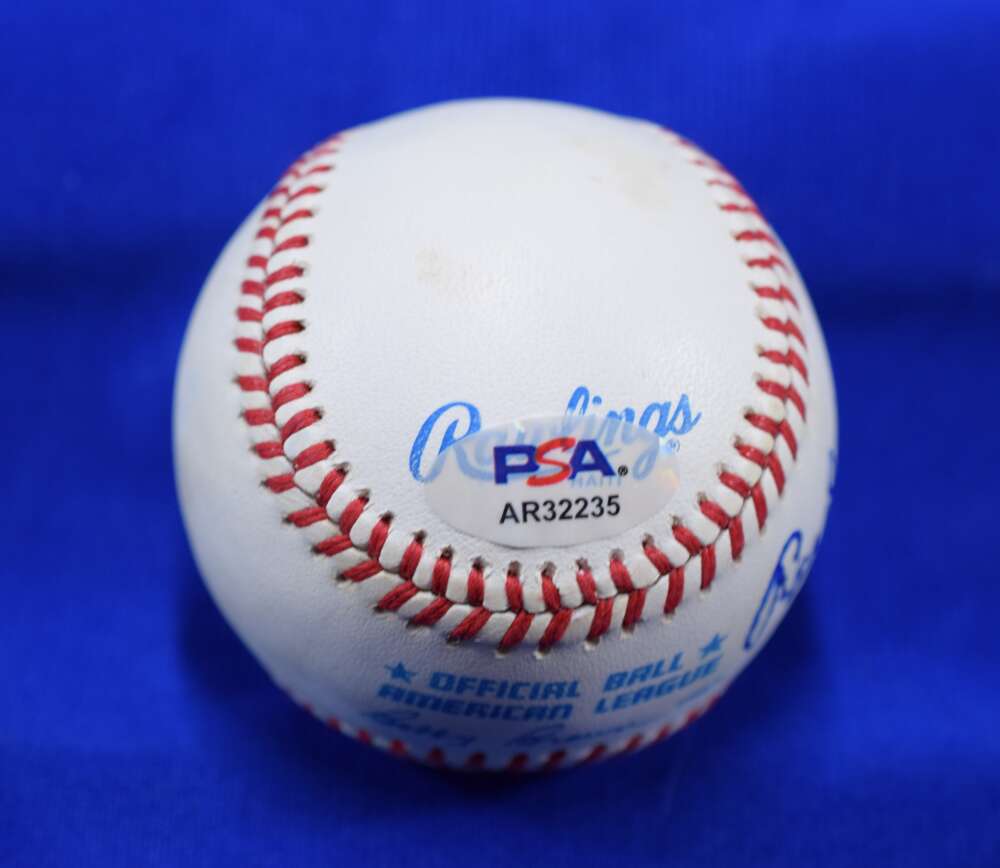 Paul Bill Otis PSA DNA Auto American League Signed Baseball OAL 1912 Yankees