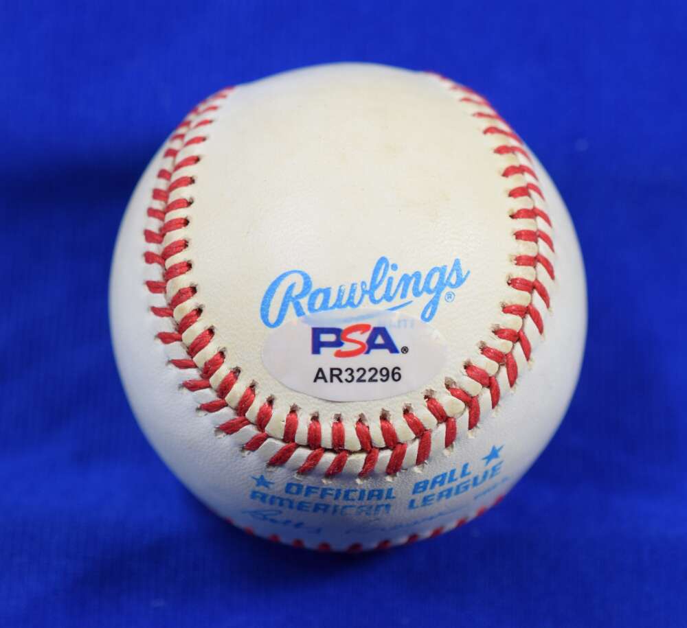 Rickey Henderson PSA DNA Autograph American League Signed Baseball OAL