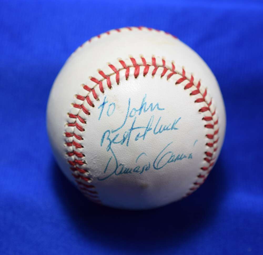 Damaso Garcia PSA DNA Autograph American League Mac Phail Signed Baseball OAL