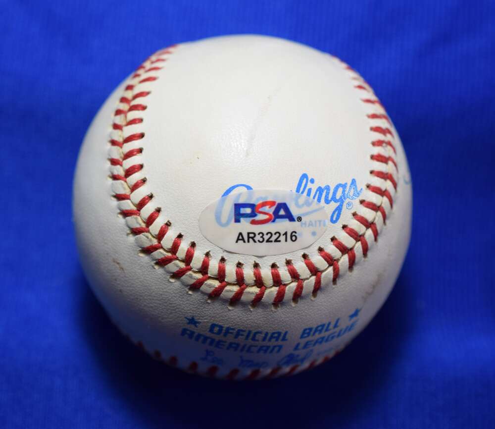 Damaso Garcia PSA DNA Autograph American League Mac Phail Signed Baseball OAL