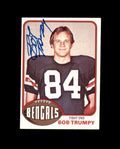 Bob Trumpy Signed 1976 Topps Cincinnati Bengals Autograph