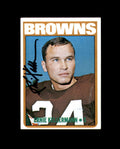Ernie Kellermann Signed 1972 Topps Cleveland Browns Autograph