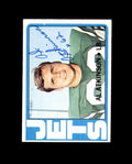 Al Atkinson Signed 1972 Topps New York Jets Autograph