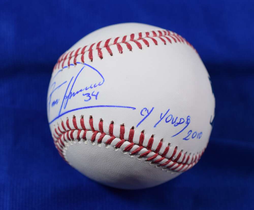 Felix Hernandez PSA DNA Autograph Major League Signed Baseball PG Cy Young 2010