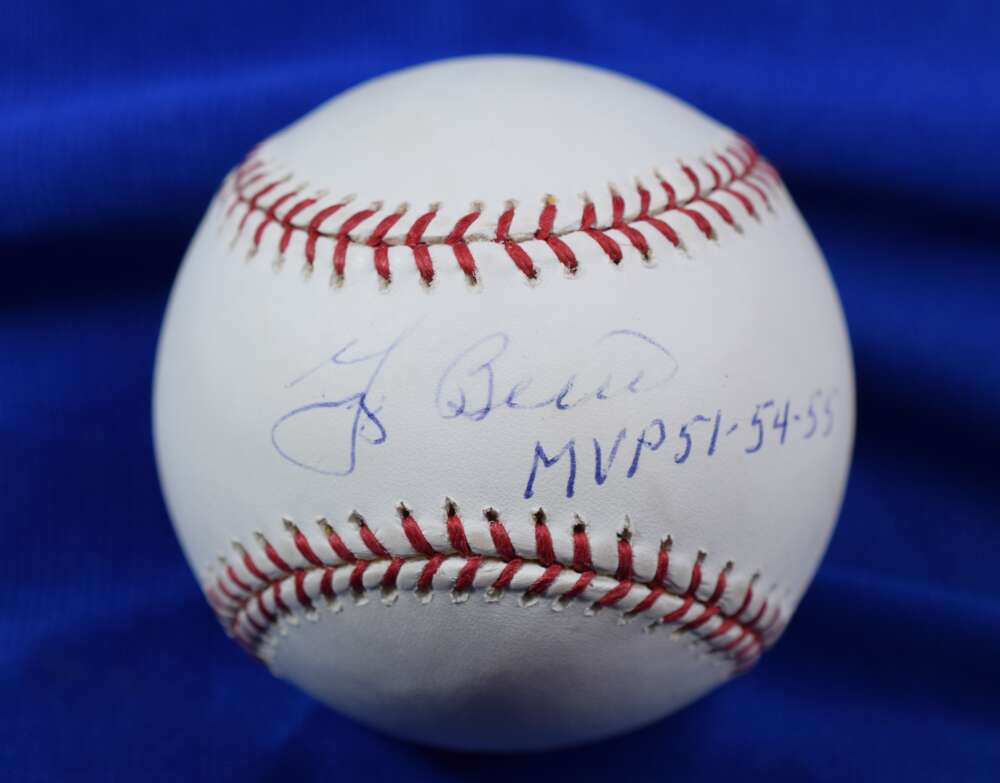 Yogi Berra PSA DNA Autograph Major League Signed Baseball MVP 51 54 55