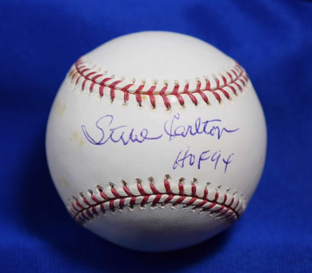 Steve Carlton PSA DNA Autograph Major League Signed Baseball OML HOF 94