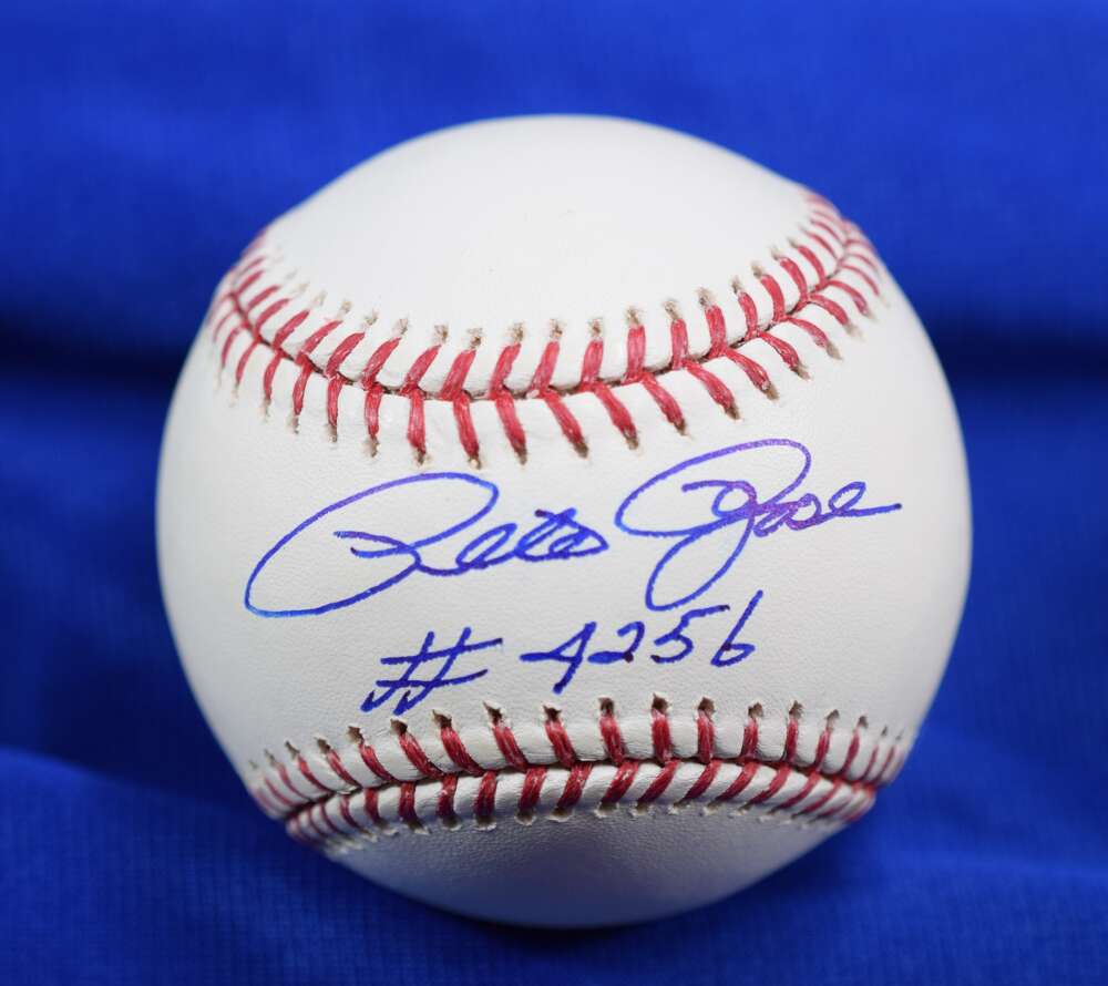 Pete Rose PSA DNA Autograph Major League Signed Baseball OML #4256