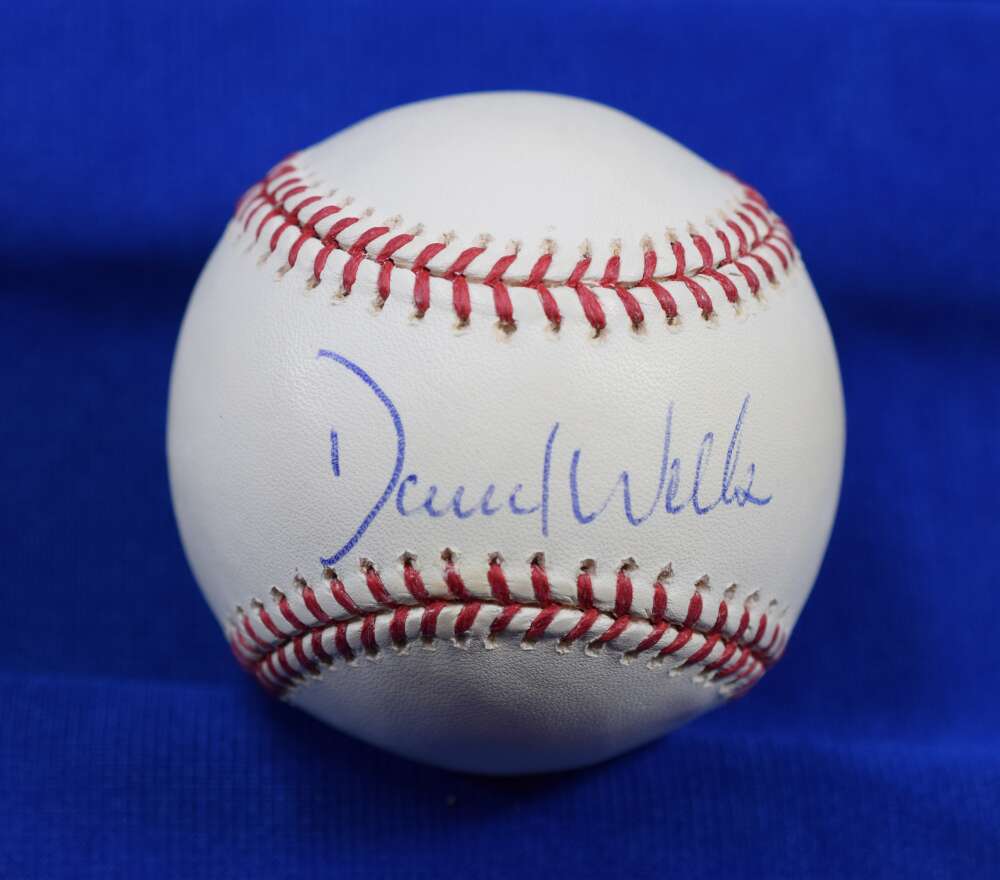 David Wells PSA DNA Autograph Major League Signed Baseball OML