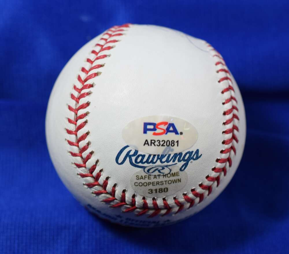 Andre Dawson PSA DNA Auto Major League Signed Baseball 87 MVP 77 ROY