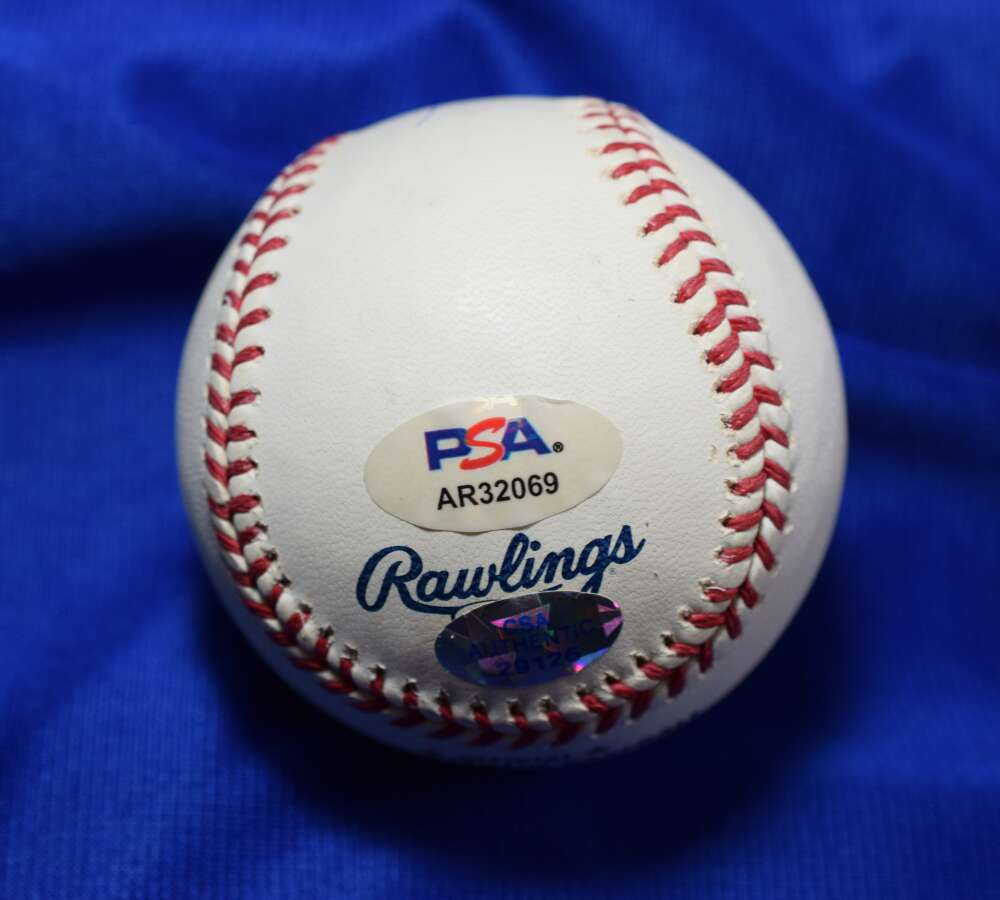 Rickey Henderson PSA DNA Autograph Major League Signed Baseball OML