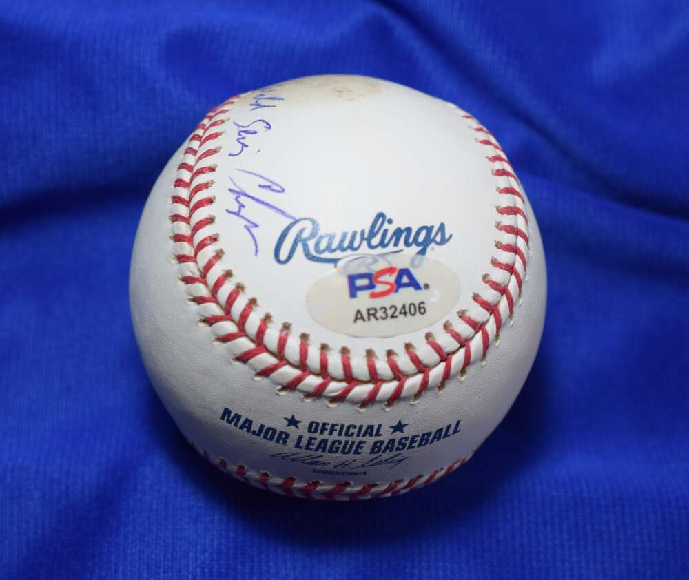 Mike Flanagan PSA DNA Auto Major League Signed Baseball  1983 WS Champs