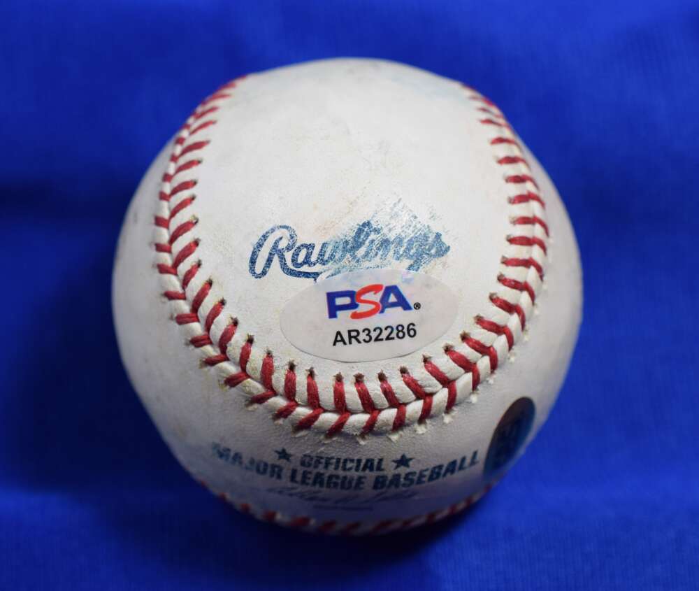 Scott Brosius PSA DNA Autograph Game Used Major League Signed Baseball OML