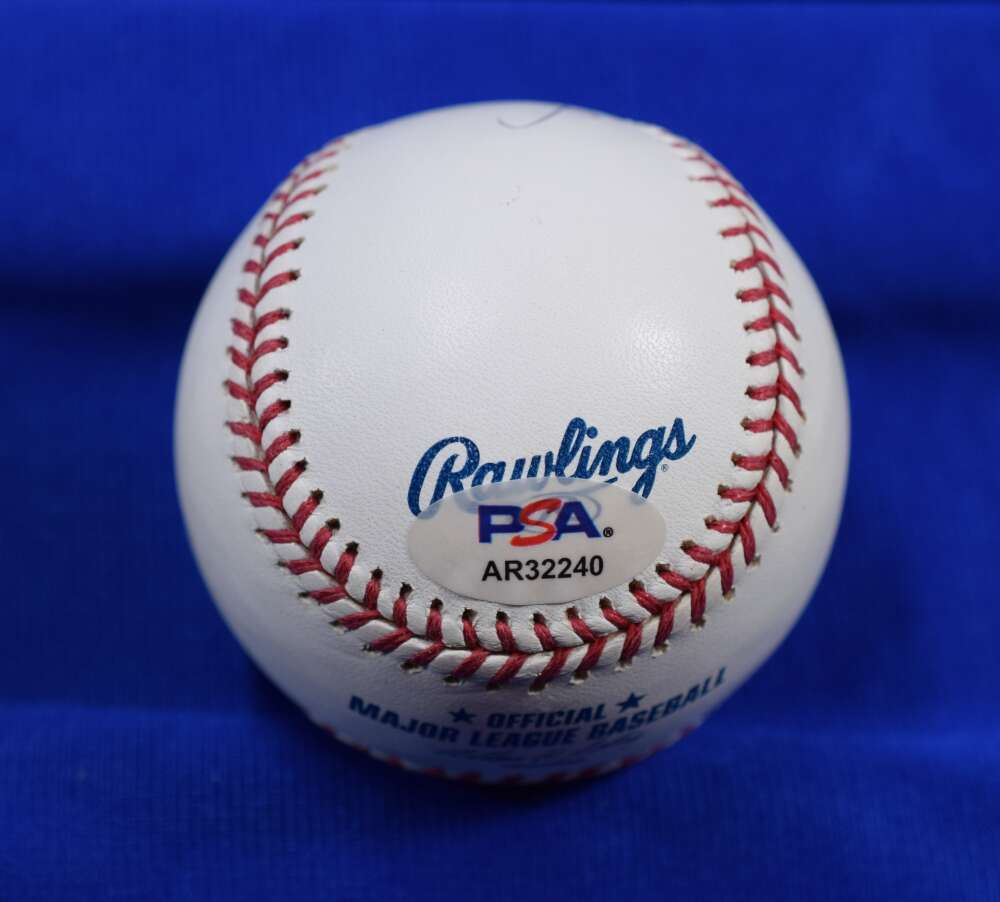 Bob Sheppard PSA DNA Autograph Major League Signed Baseball OML