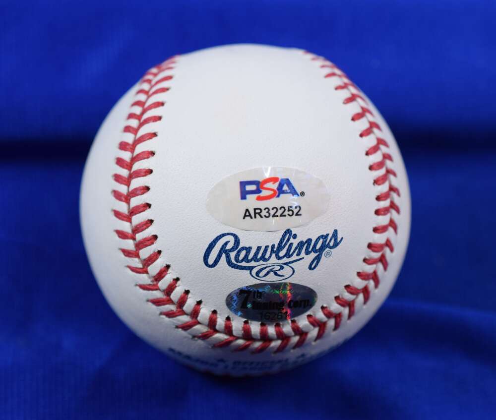 Tom Glavine PSA DNA Autograph Major League Signed Baseball HOF 2014