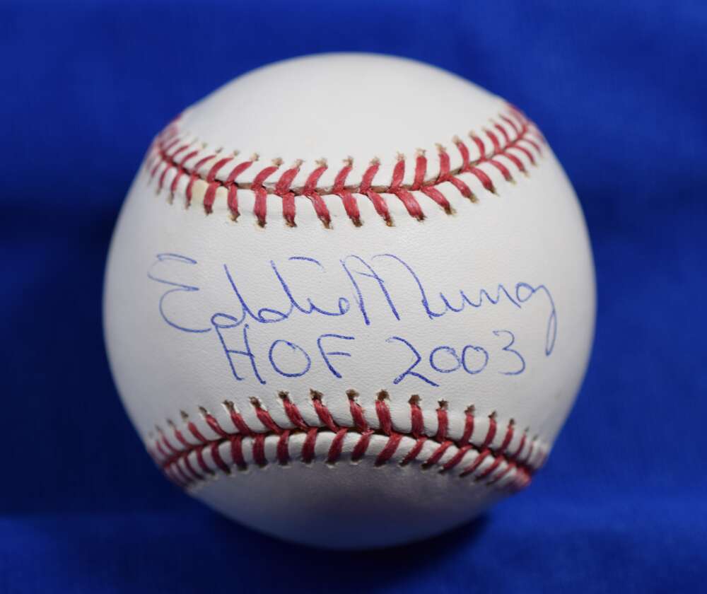Eddie Murray PSA DNA Autograph Major League Signed Baseball OML HOF 2003