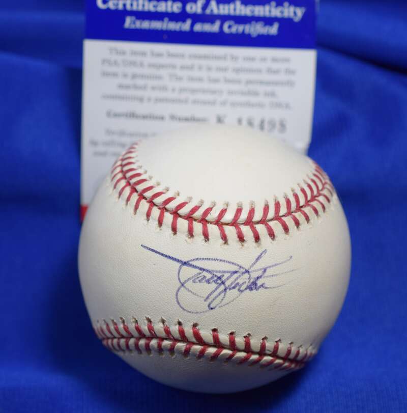 Todd Helton PSA DNA Autographed Major League Signed Baseball OML
